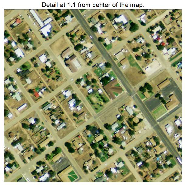 Bovina, Texas aerial imagery detail