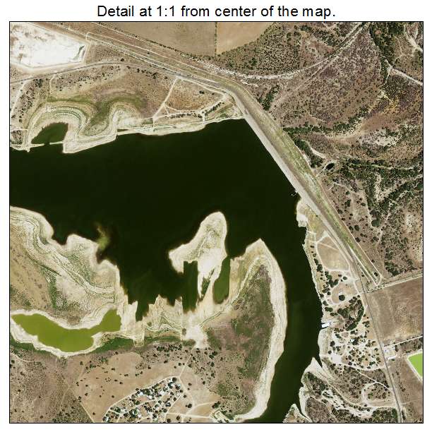 Brady, Texas aerial imagery detail