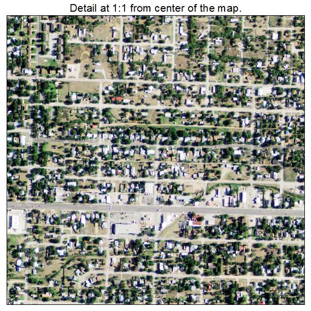 Breckenridge, Texas aerial imagery detail