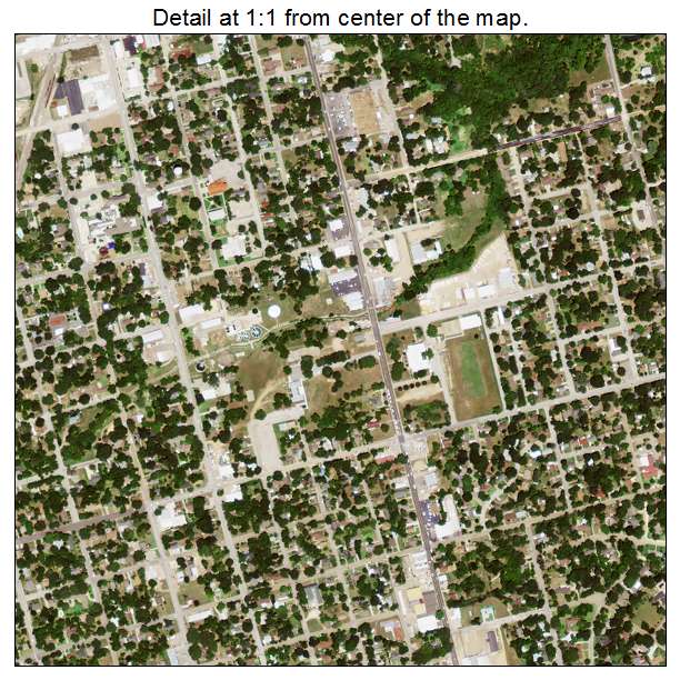 Brenham, Texas aerial imagery detail