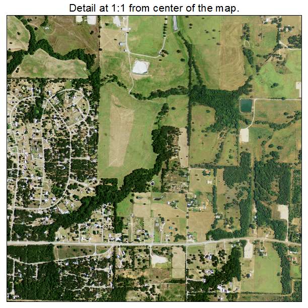 Briar, Texas aerial imagery detail