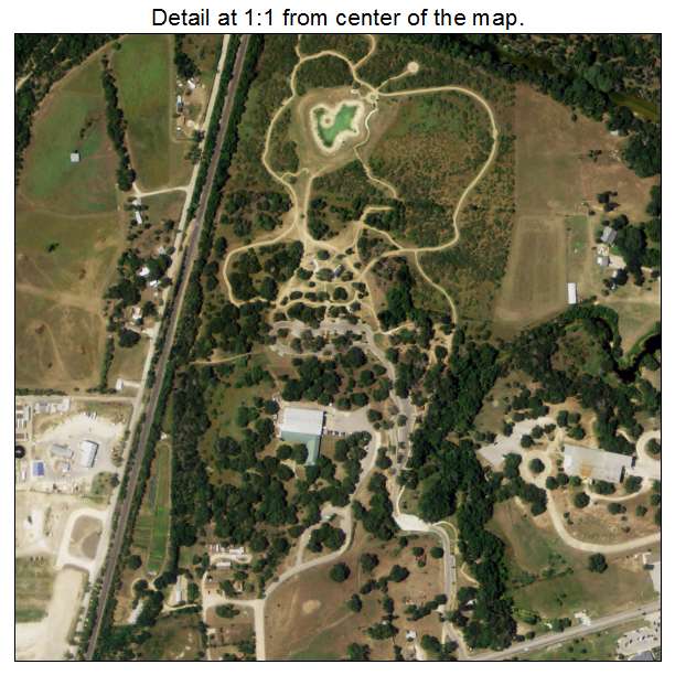 Buda, Texas aerial imagery detail