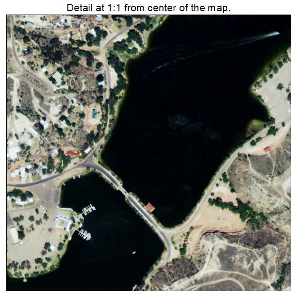 Buffalo Springs, Texas aerial imagery detail