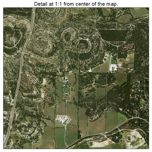 Bulverde, Texas aerial imagery detail