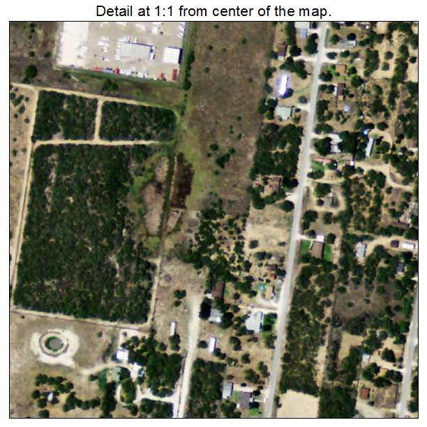 Cantu Addition, Texas aerial imagery detail
