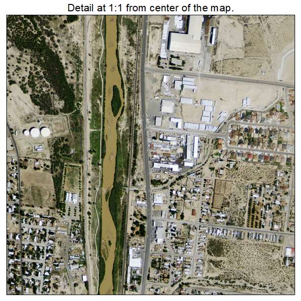 Canutillo, Texas aerial imagery detail