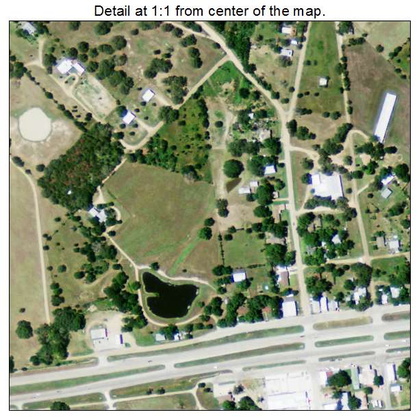 Carmine, Texas aerial imagery detail