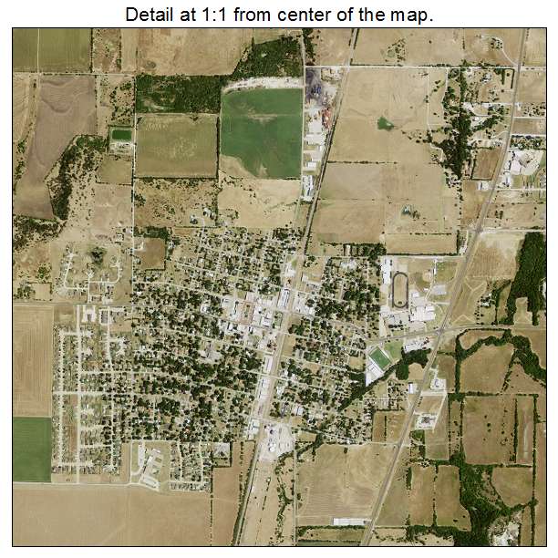 Celina, Texas aerial imagery detail