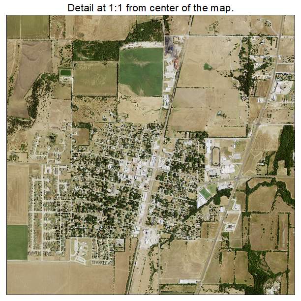 Aerial Photography Map of Celina, TX Texas