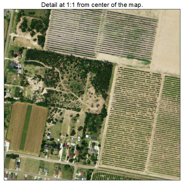 Cesar Chavez, Texas aerial imagery detail
