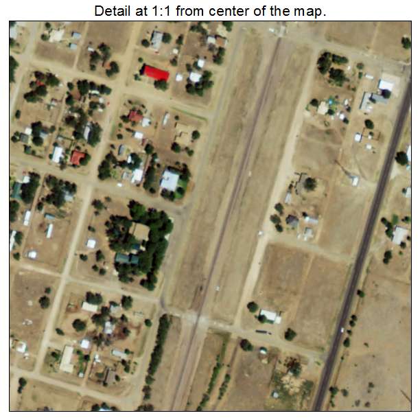 Channing, Texas aerial imagery detail
