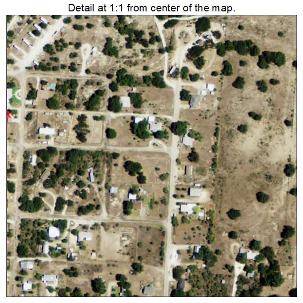Christoval, Texas aerial imagery detail