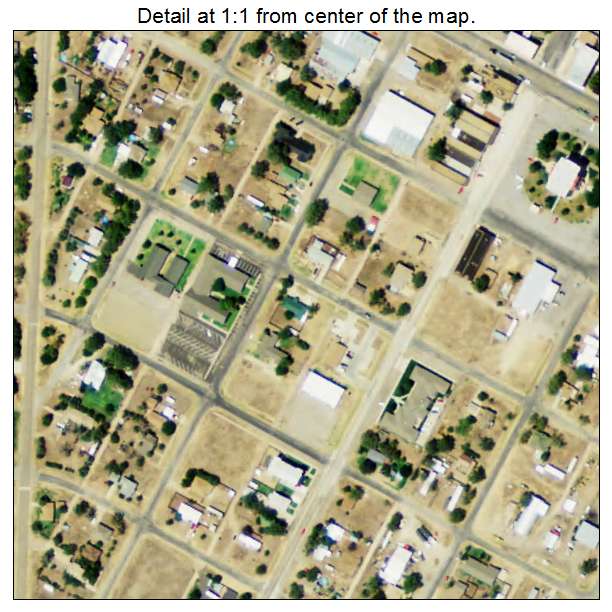 Claude, Texas aerial imagery detail