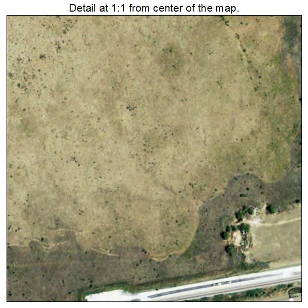 Coahoma, Texas aerial imagery detail