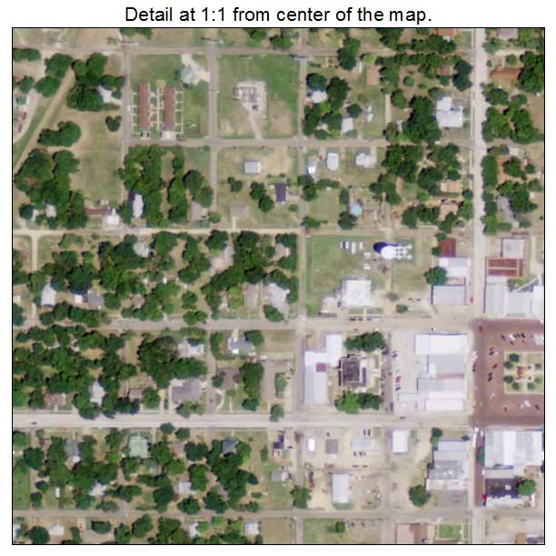 Cooper, Texas aerial imagery detail
