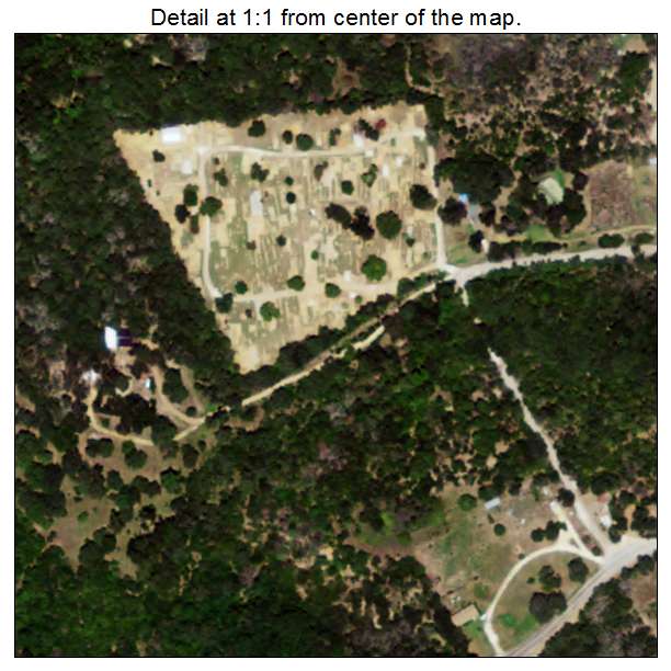 Covington, Texas aerial imagery detail