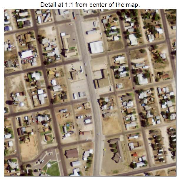 Crane, Texas aerial imagery detail