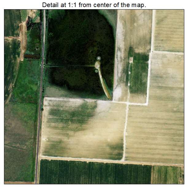 Crosbyton, Texas aerial imagery detail