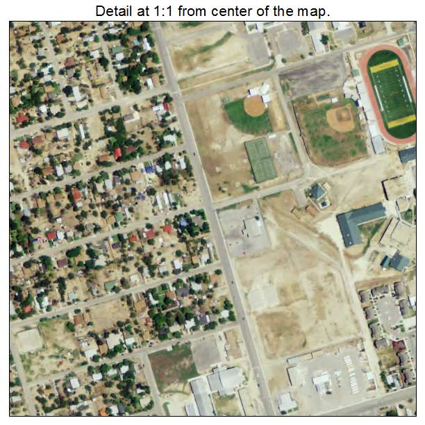 Crystal City, Texas aerial imagery detail