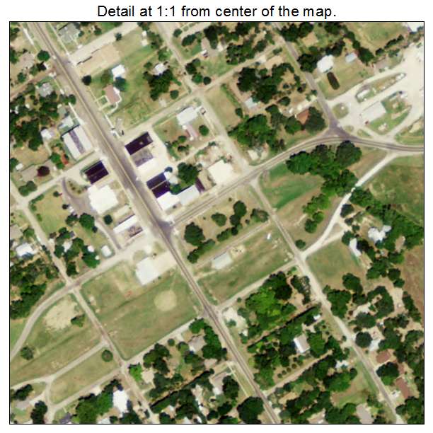 Dawson, Texas aerial imagery detail