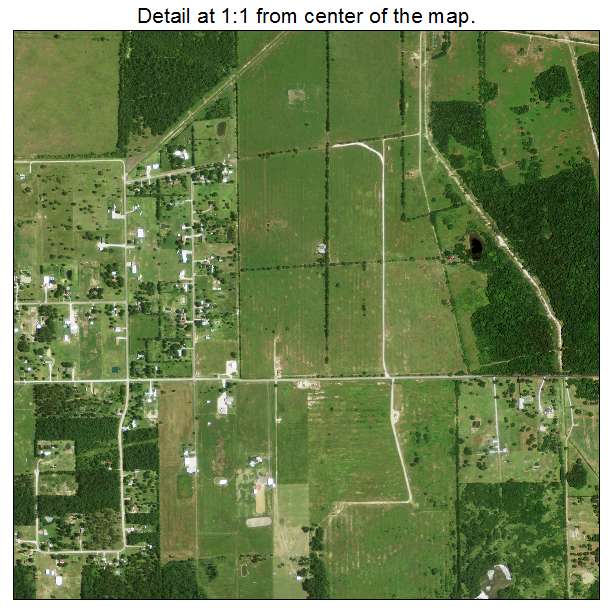 Dayton, Texas aerial imagery detail