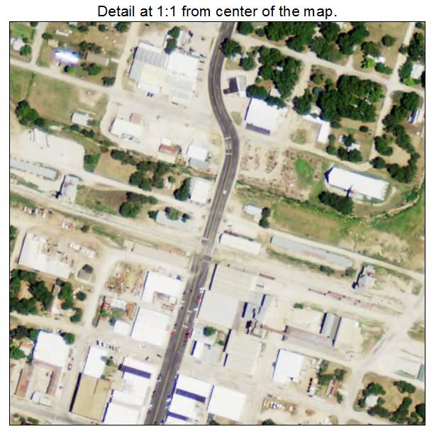 De Leon, Texas aerial imagery detail