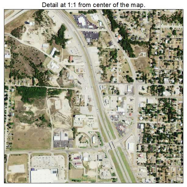 Decatur, Texas aerial imagery detail