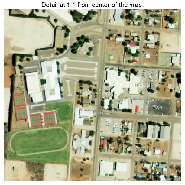 Denver City, Texas aerial imagery detail