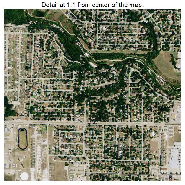 DeSoto, Texas aerial imagery detail