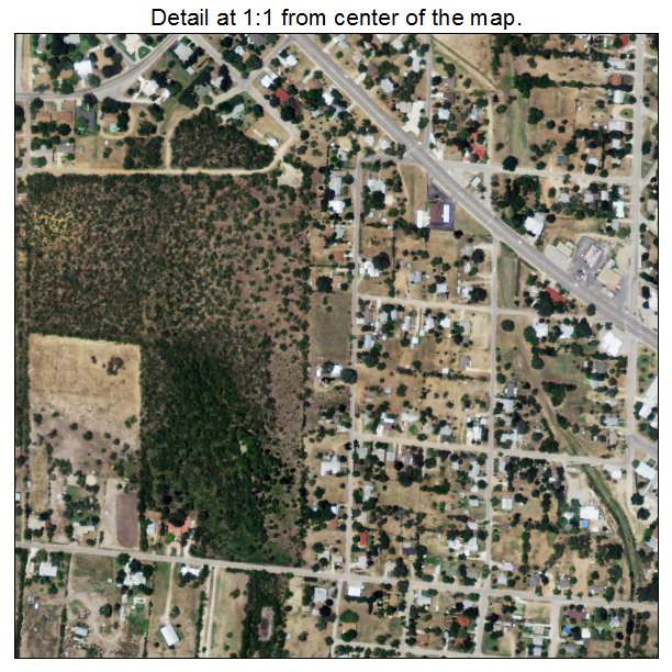 Devine, Texas aerial imagery detail