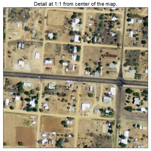 Dickens, Texas aerial imagery detail