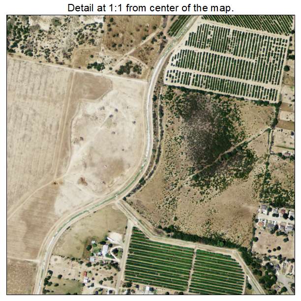 Doffing, Texas aerial imagery detail