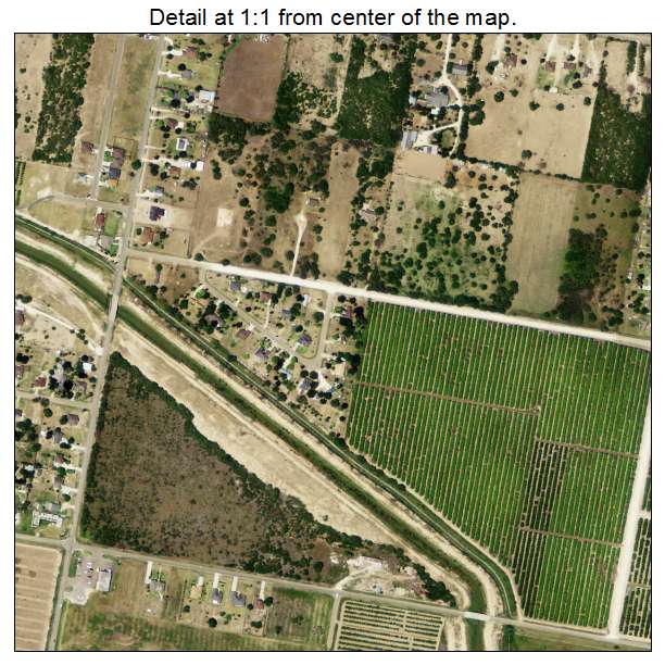 Doolittle, Texas aerial imagery detail