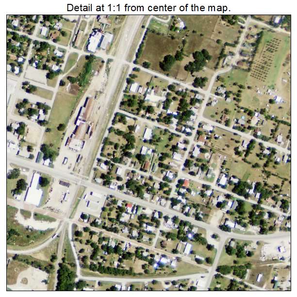 Dublin, Texas aerial imagery detail