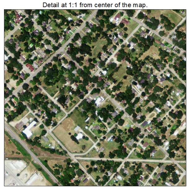 Eagle Lake, Texas aerial imagery detail
