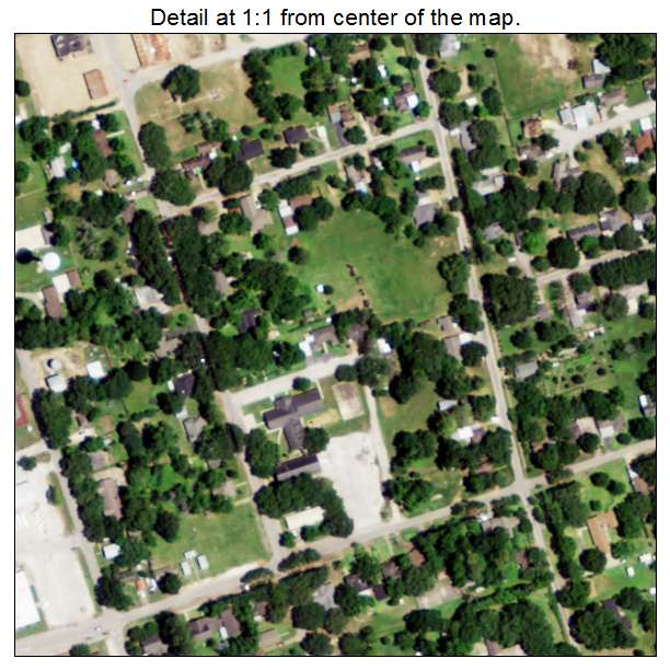 East Bernard, Texas aerial imagery detail