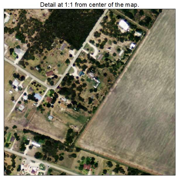 Edgewater Paisano, Texas aerial imagery detail