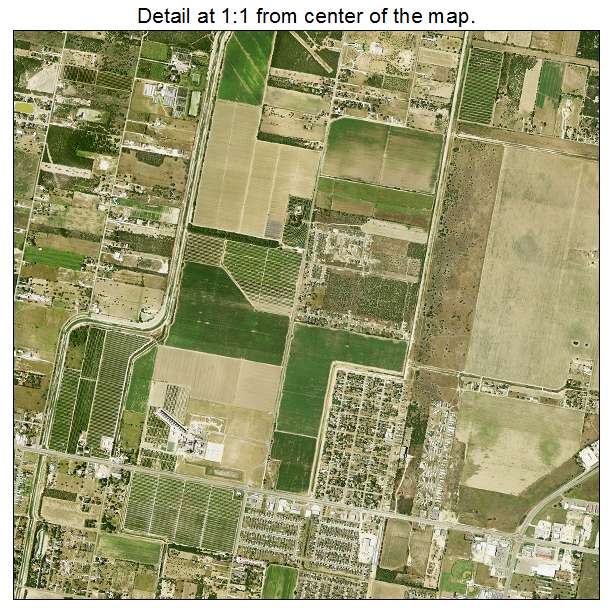 Edinburg, Texas aerial imagery detail