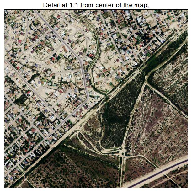 Eidson Road, Texas aerial imagery detail