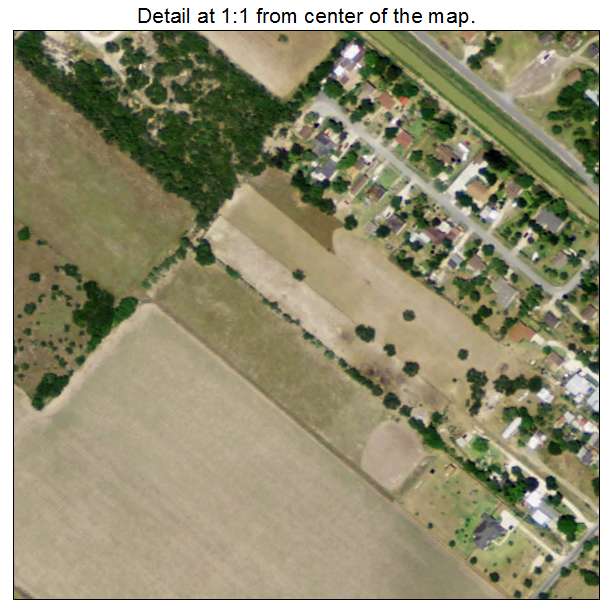El Camino Angosto, Texas aerial imagery detail
