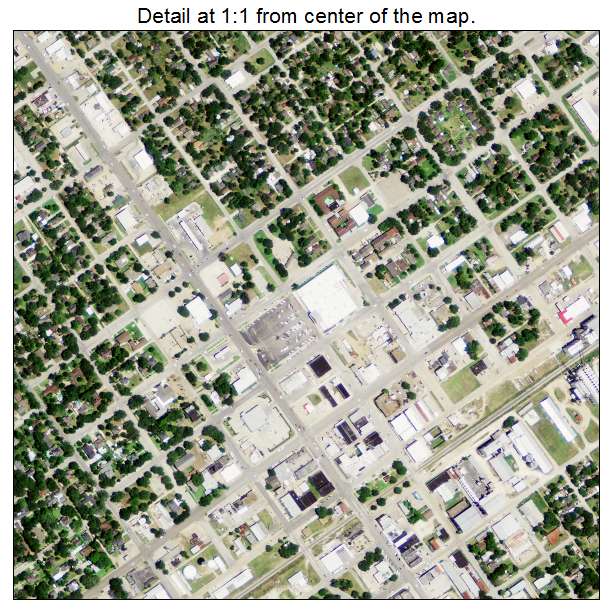 Aerial Photography Map of El Campo, TX Texas