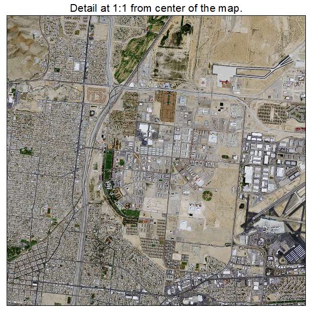 El Paso, Texas aerial imagery detail