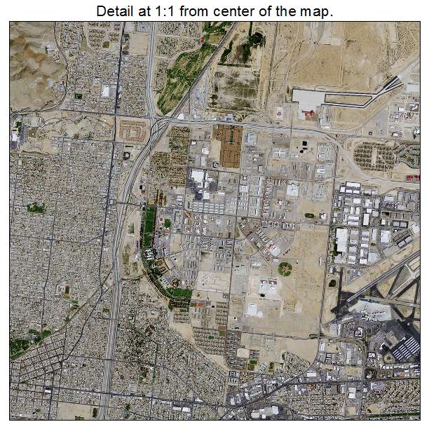 El Paso, Texas aerial imagery detail