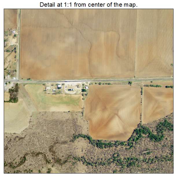 Elbert, Texas aerial imagery detail