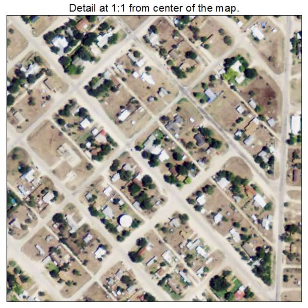 Eldorado, Texas aerial imagery detail