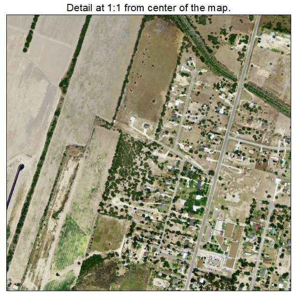 Encantada Ranchito El Calaboz, Texas aerial imagery detail