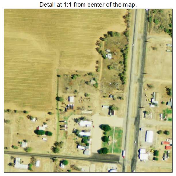 Estelline, Texas aerial imagery detail