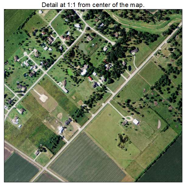 Fairchilds, Texas aerial imagery detail