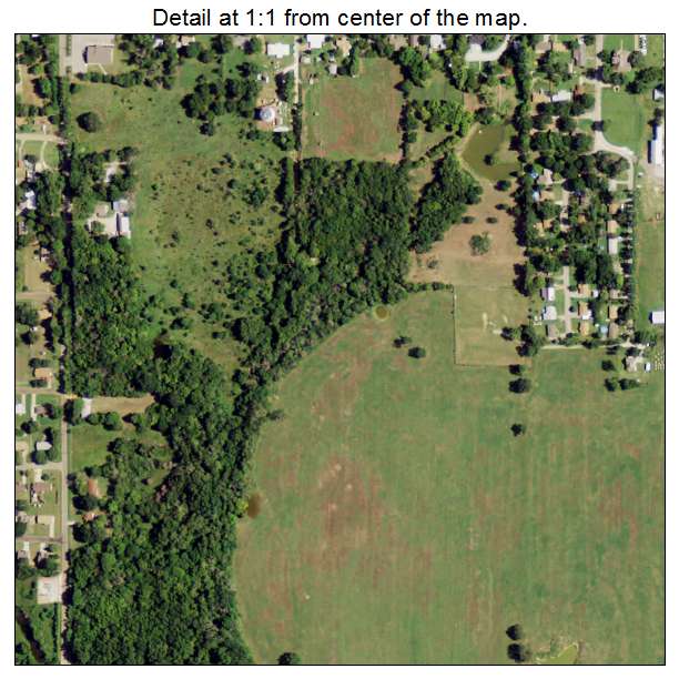 Fairfield, Texas aerial imagery detail