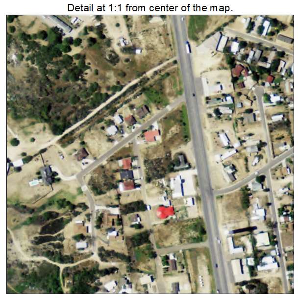 Falcon Lake Estates, Texas aerial imagery detail